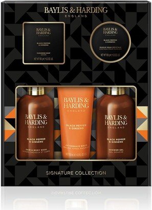 Black Pepper & Ginseng Men's Perfect Grooming Pack Gift Set