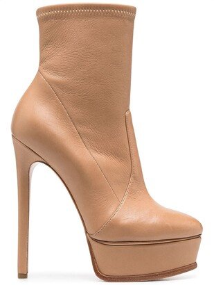 Platform Calf Boots