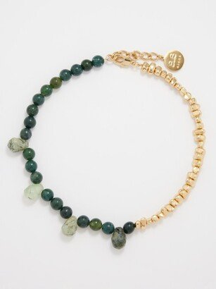 Orel Agate And 18kt Gold-plated Necklace