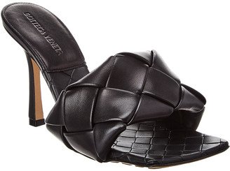 The Lido Intrecciato Leather Sandal-AD