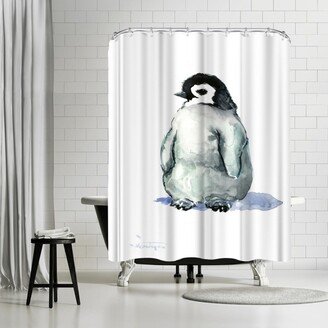 71 x 74 Shower Curtain, Babe Penguin by Suren Nersisyan