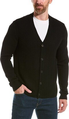 Wool V-Neck Cardigan-AB