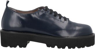 VIA MERCANTI Lace-up Shoes Navy Blue