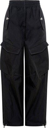 Straight-Leg Cargo Trousers-BL