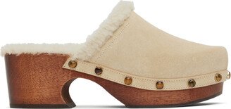 Beige Aurna Clogs