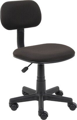 Fabric Steno Chair Black