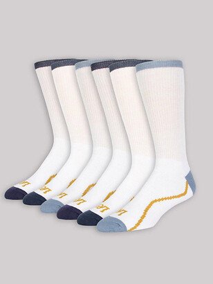 Mens 6-Pack Crew Sock