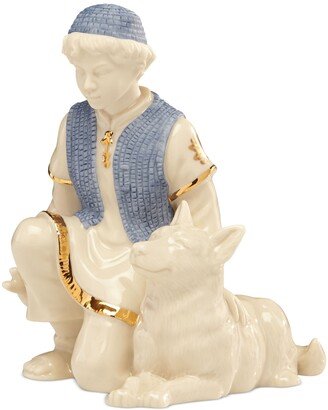 First Blessing Nativity Shepherd & Dog Figurine