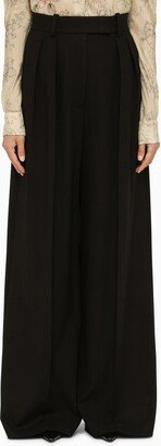 Black palazzo trousers-AA