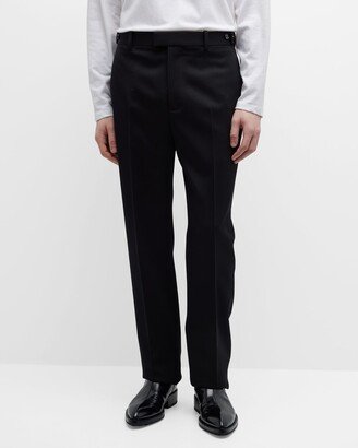 Men's Wool Gabardine Suit Trousers