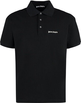 Logo Embroidered Polo Shirt-AR