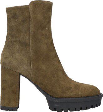 J.A.P. JOSE ANTONIO PEREIRA Ankle Boots Military Green