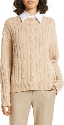 TWP Collar Detail Long Sleeve Cashmere Sweater