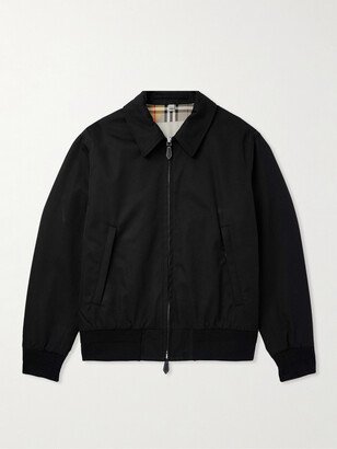 Cotton-Twill Bomber Jacket