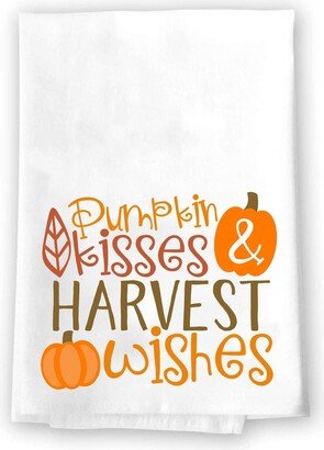 Decorative Kitchen & Bath Hand Towels | Pumpkin Kisses Harvest Wishes Fall Autumn Home Decor