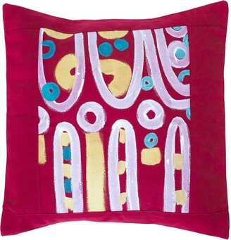 Le Botteghe su Gologone Acrylic Hand Painted Outdoor Cushion 40x40 cm-AA