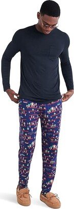 SAXX UNDERWEAR Snooze Pants (Santa's Workshop/Navy) Men's Pajama