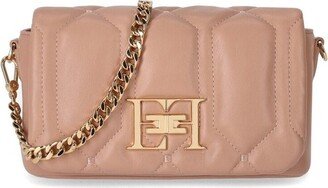 Logo Plaque Small Puffy Shoulder Bag