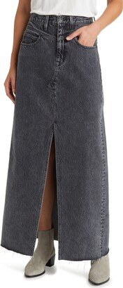 Dallas Organic Cotton Denim Maxi Skirt