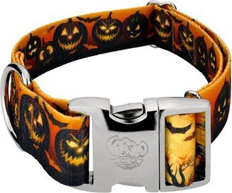 Country Brook Petz 1 1/2 Inch Premium Midnight Fright Dog Collar (Extra Large)