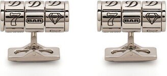 Slots Silver Cufflinks