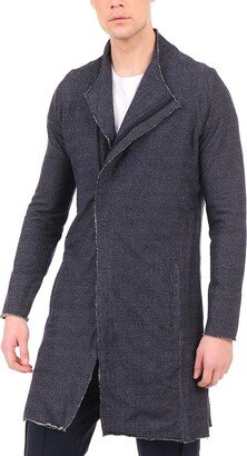 Modern Longline Zippered Cardigan