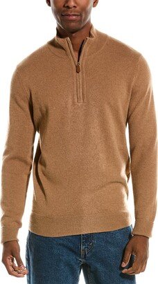 1/4-Zip Cashmere Sweater-BG