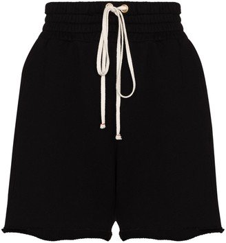 Drawstring Cotton Shorts-AB