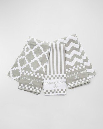 Sterling Zig-Zag Dish Towels, Set of 3