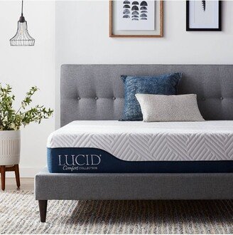 Lucid Comfort Collection Gel & Aloe Vera 10 Hybrid Memory Foam Mattress