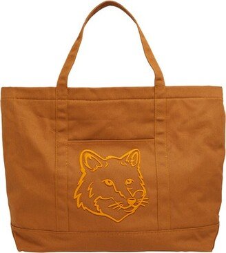 Fox head large tote bag