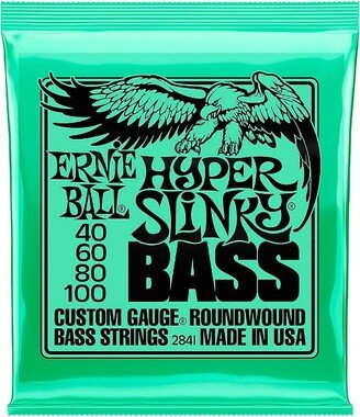 Ernie Ball Hyper Slinky Nickel Wound Electric Bass Strings 40-100