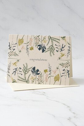 Women's Congratulations Card - Cream Multi