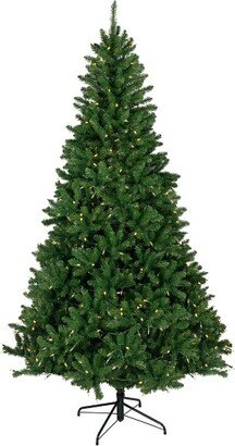 Northlight 7.5' Pre-Lit Manchester Pine Instant Connect Artificial Christmas Tree, Dual LED Lights