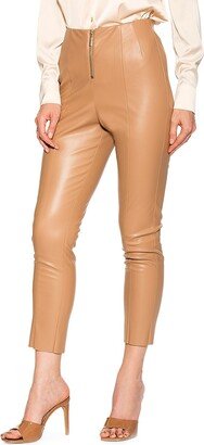 Skinny Fit Faux Leather Pants