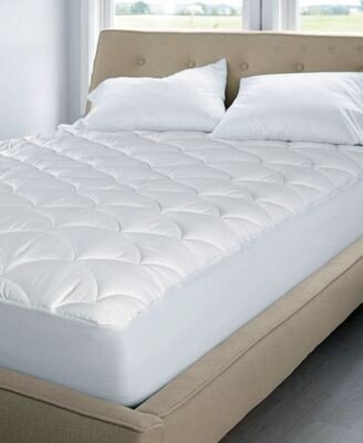 Dual Action 100 Cotton Damask Dot Mattress Pads