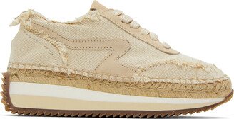 Beige Retro Sneakers