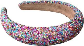 Headbands of Hope Women's Traditional Headband - Rainbow Dots