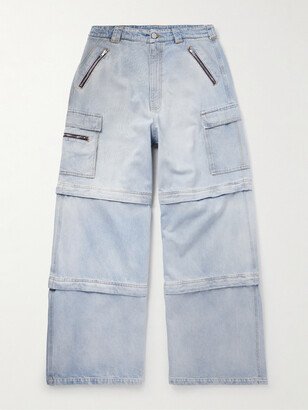 Transformer Wide-Leg Convertible Jeans