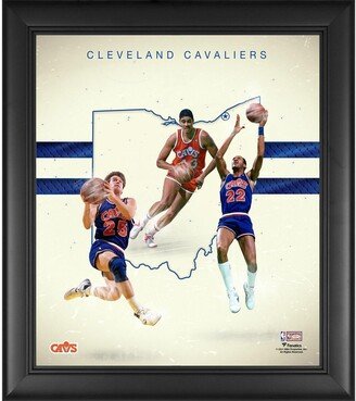 Fanatics Authentic Mark Price Brad Daugherty & Larry Nance Cleveland Cavaliers Framed 15