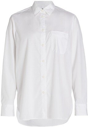 Maxine Cotton Button-Front Shirt