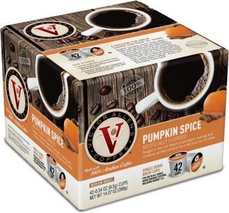 Victor Allen's Coffee Pumpkin Spice Flavored Single Serve Coffee Pods, 42 Ct