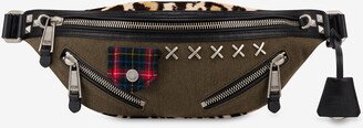 Military Patchwork Belt Bag