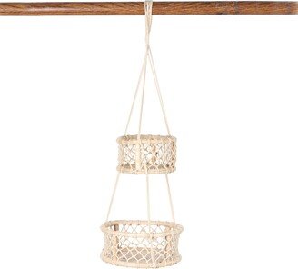 Handmade Jungle Baskets Cotton Hanging Planter