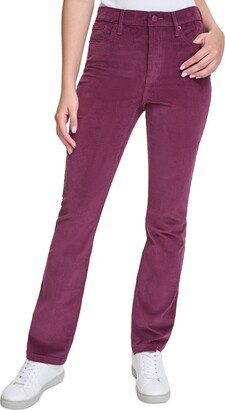 Petite High-Rise Stretch Corduroy Bootcut Jeans