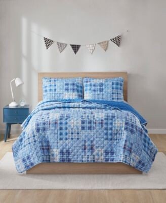 Wyatt Patchwork Reversible Quilt Mini Set