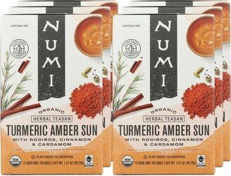 Numi Turmeric Amber Sun Tea - Case of 6/15 Bags