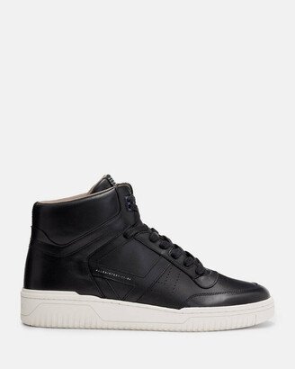 Pro Leather High Top Sneakers - Black