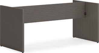 HON Mod Slate Teak Conference Table Slab Base