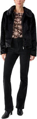 Women's Faux-Fur Zip-Front Jacket